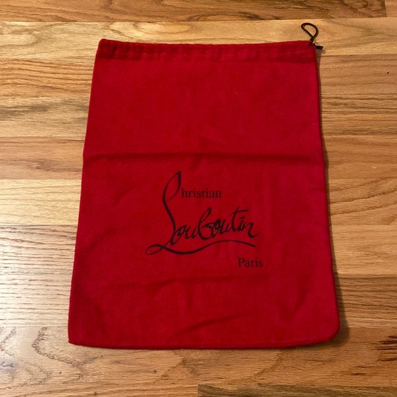 Christian Louboutin Large Drawstring Dust Cover 15x11.5 New - Picture 1 of 6